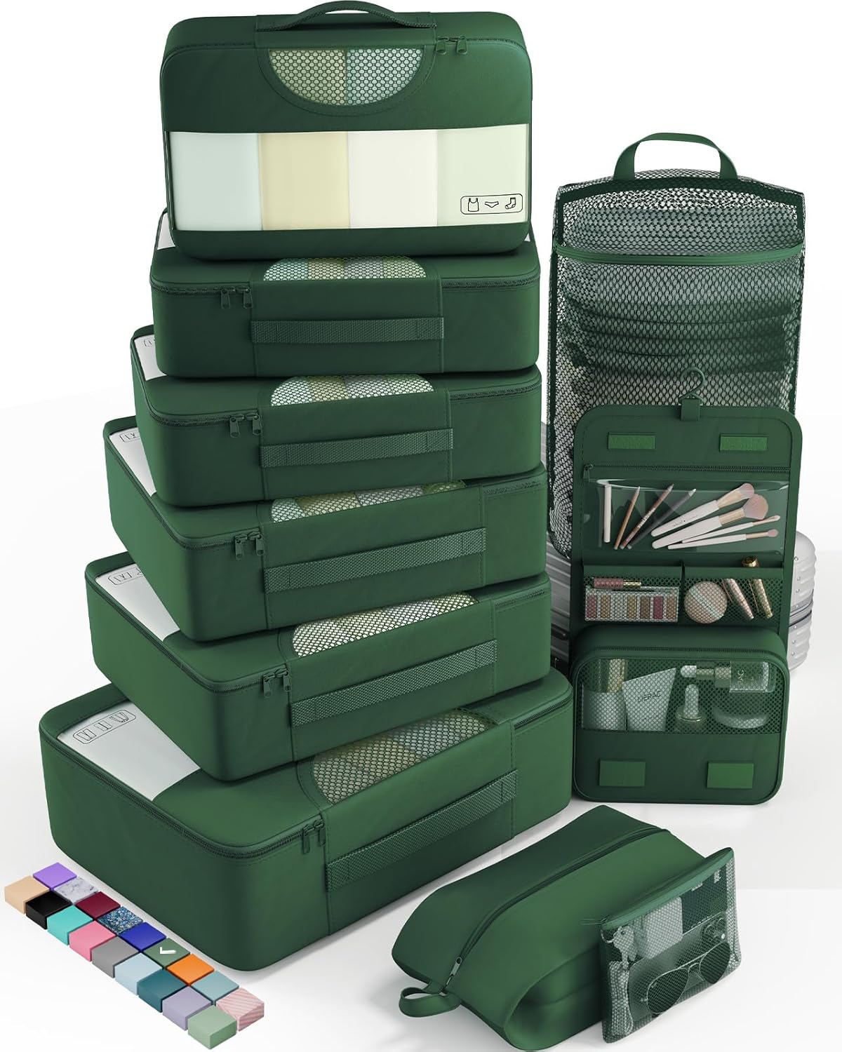Veken Packing Cubes Set, Travel Luggage Organizers