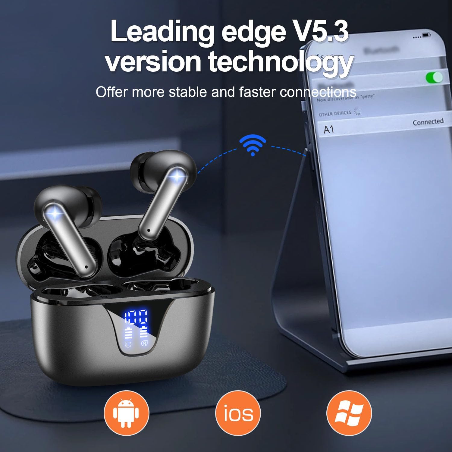 ZIUTY Wireless Earbuds Bluetooth Headphones