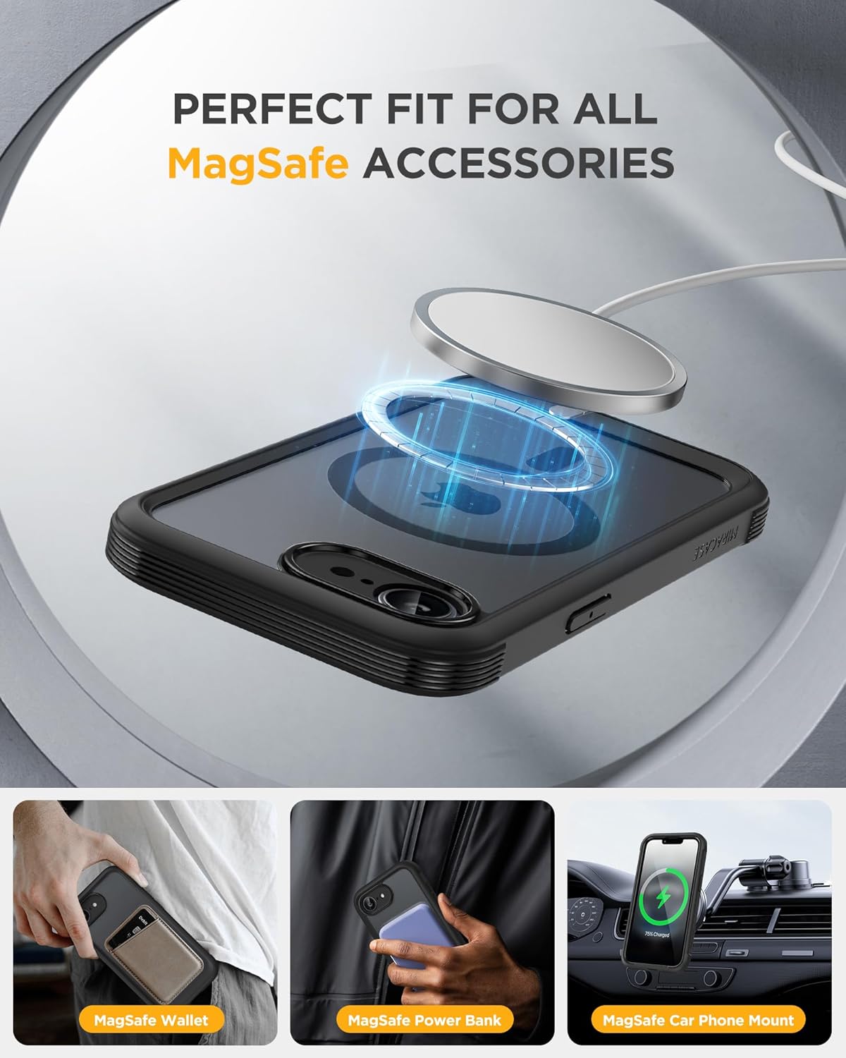 Miracase Magnetic iPhone 16e Case