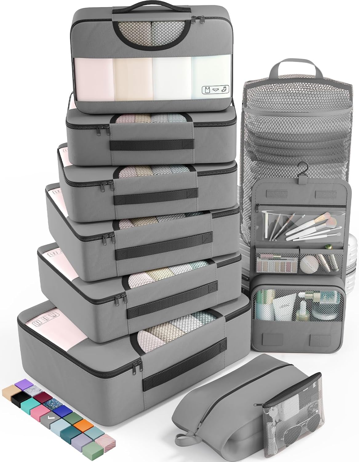 Veken Packing Cubes Set, Travel Luggage Organizers