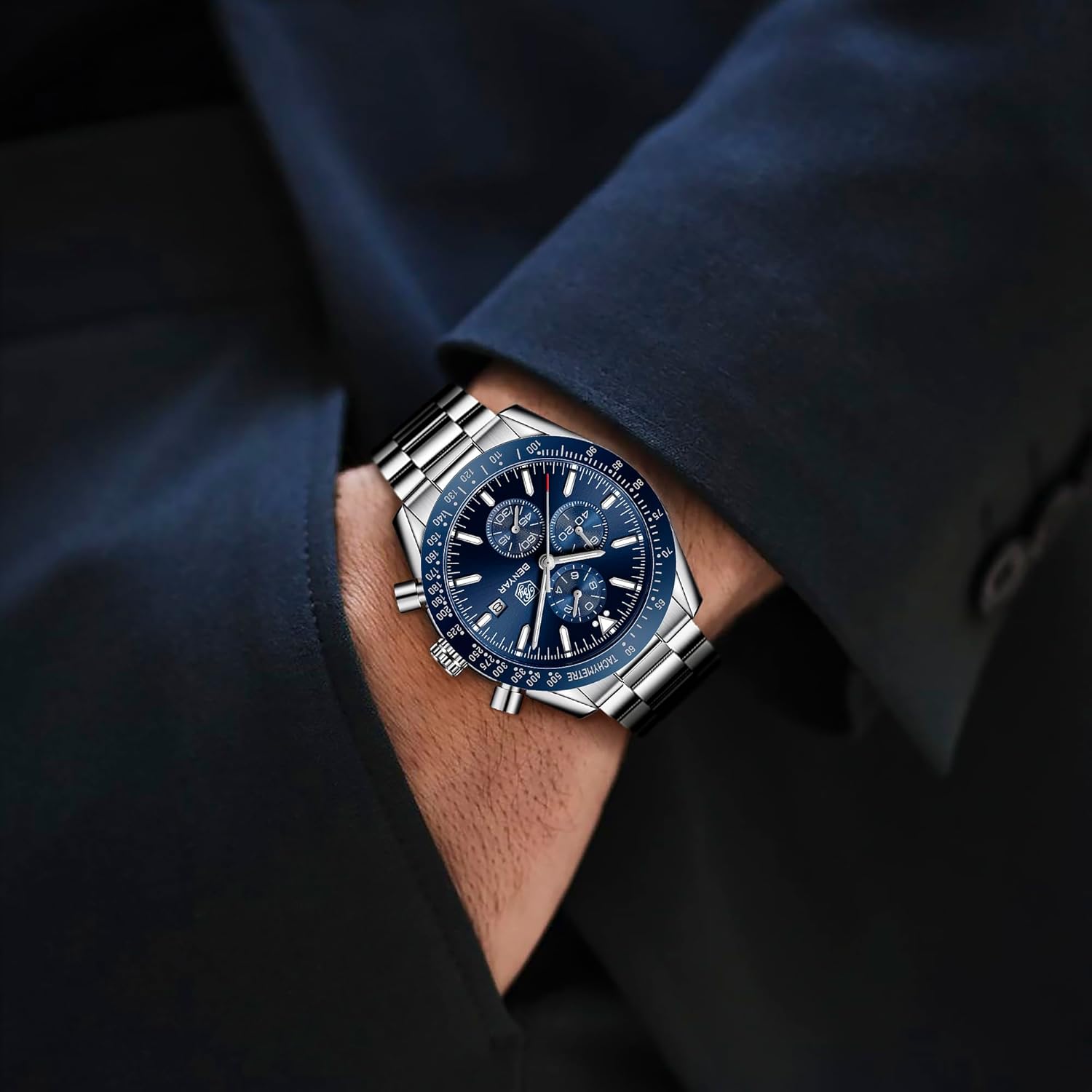 Luxury Waterproof Quartz Wrist Watch Men