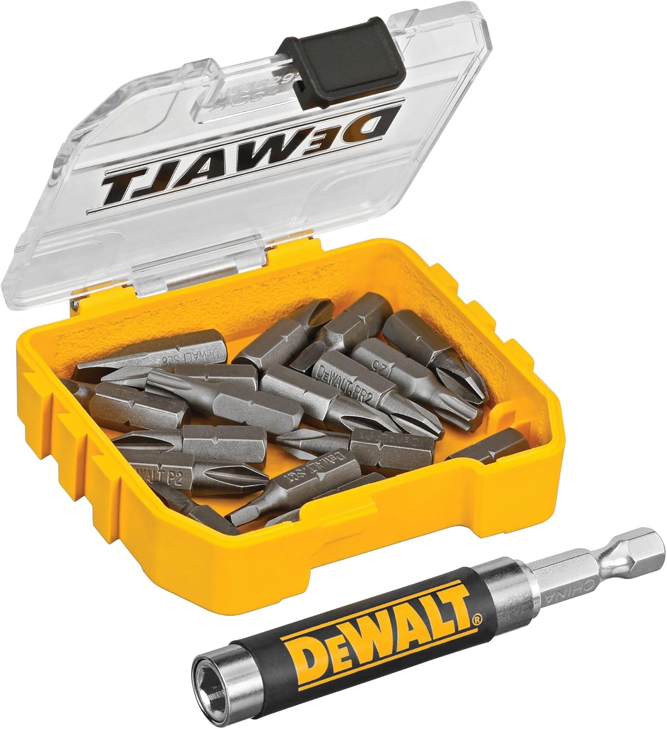 DEWALT 18 pc. Compact Magnetic Drive Guide Set