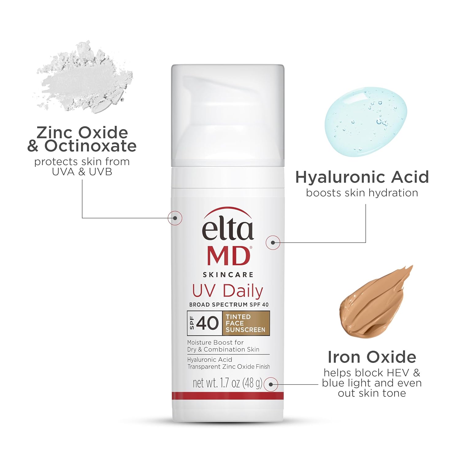 EltaMD UV Daily SPF 40 Tinted Face Sunscreen & Moisturizer