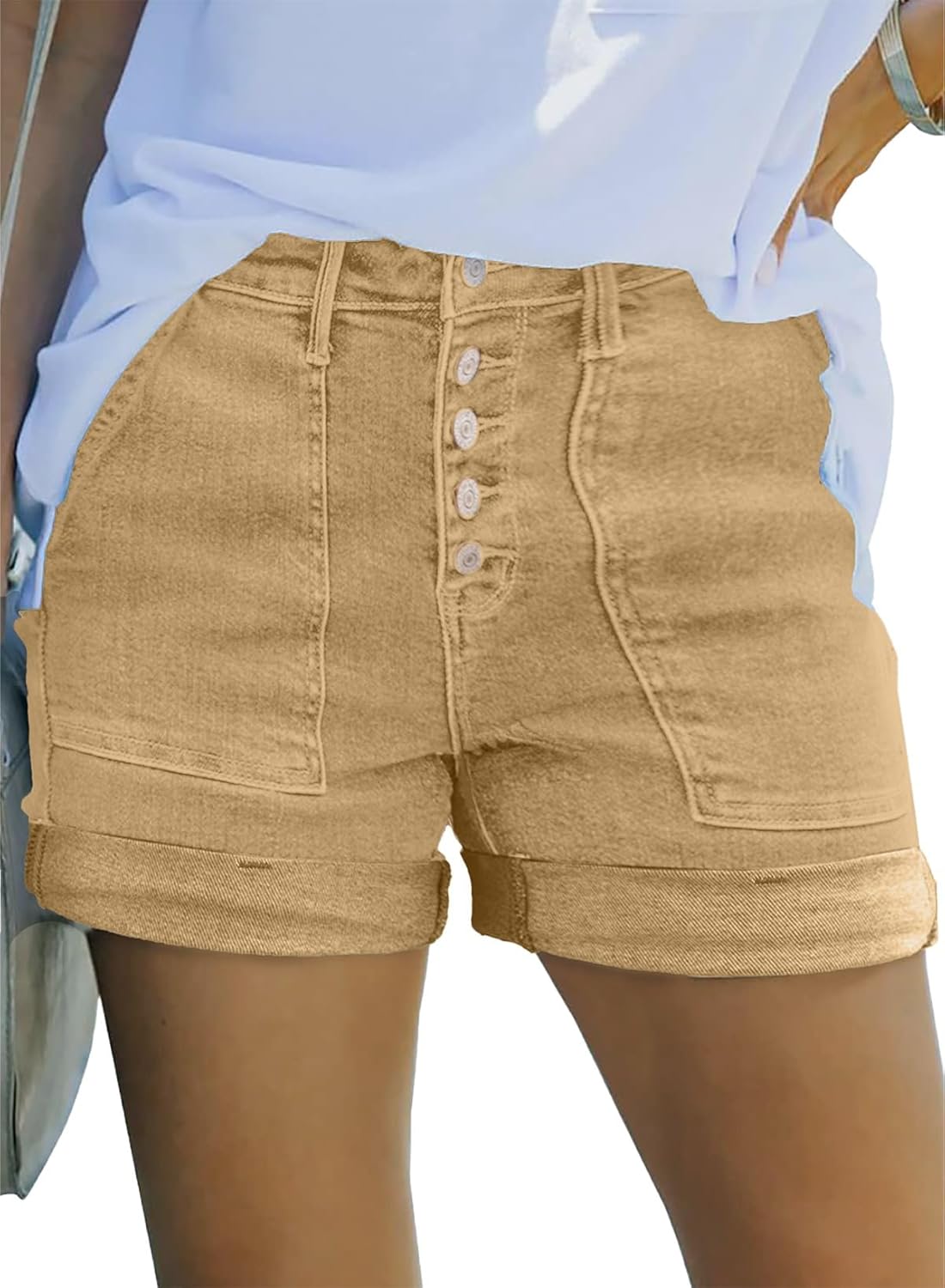 Sidefeel Womens Jean Denim Shorts