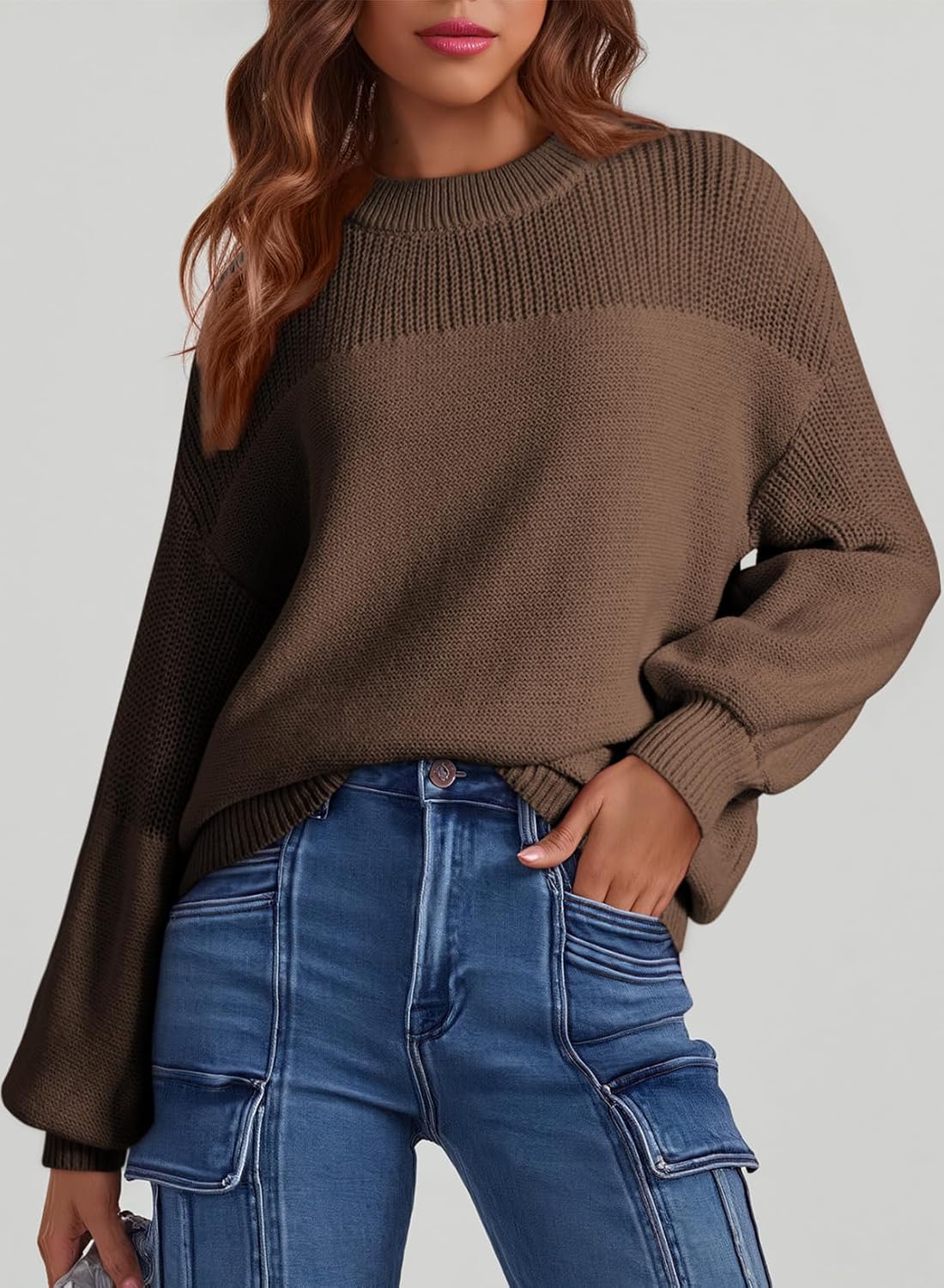 Dokotoo Women's Casual Long Sleeve Sweaters
