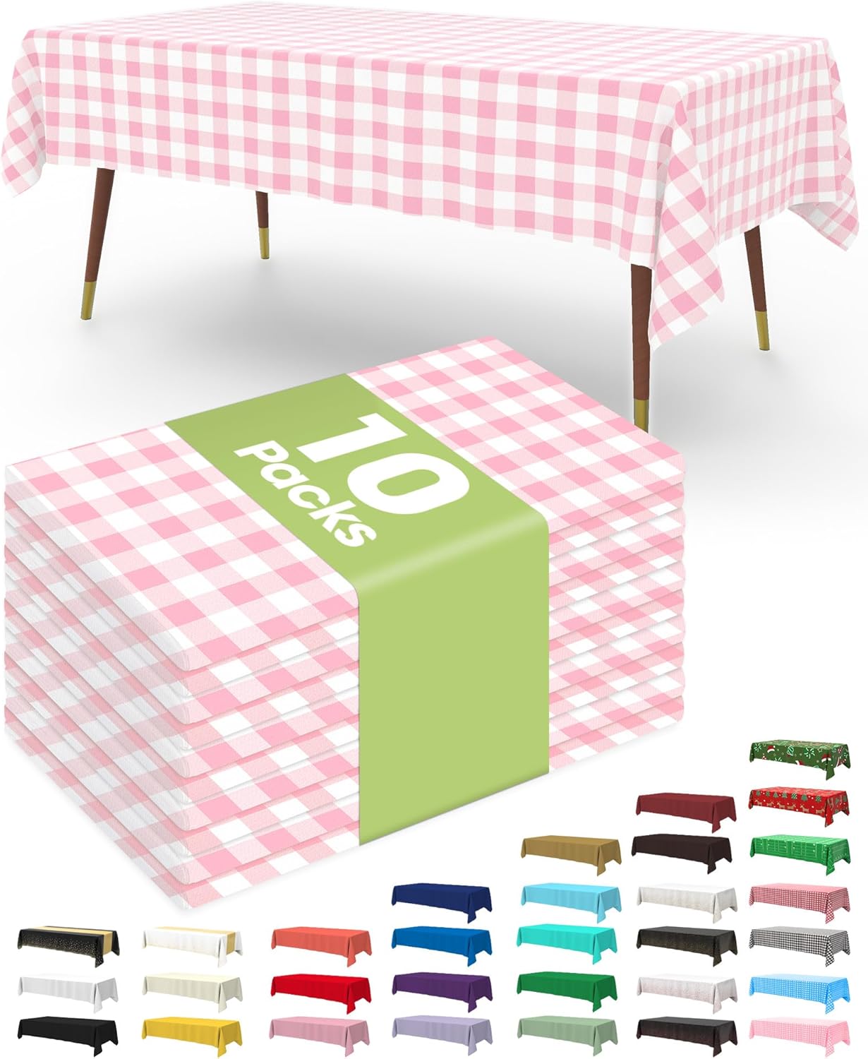 Pureegg Disposable Plastic Tablecloths