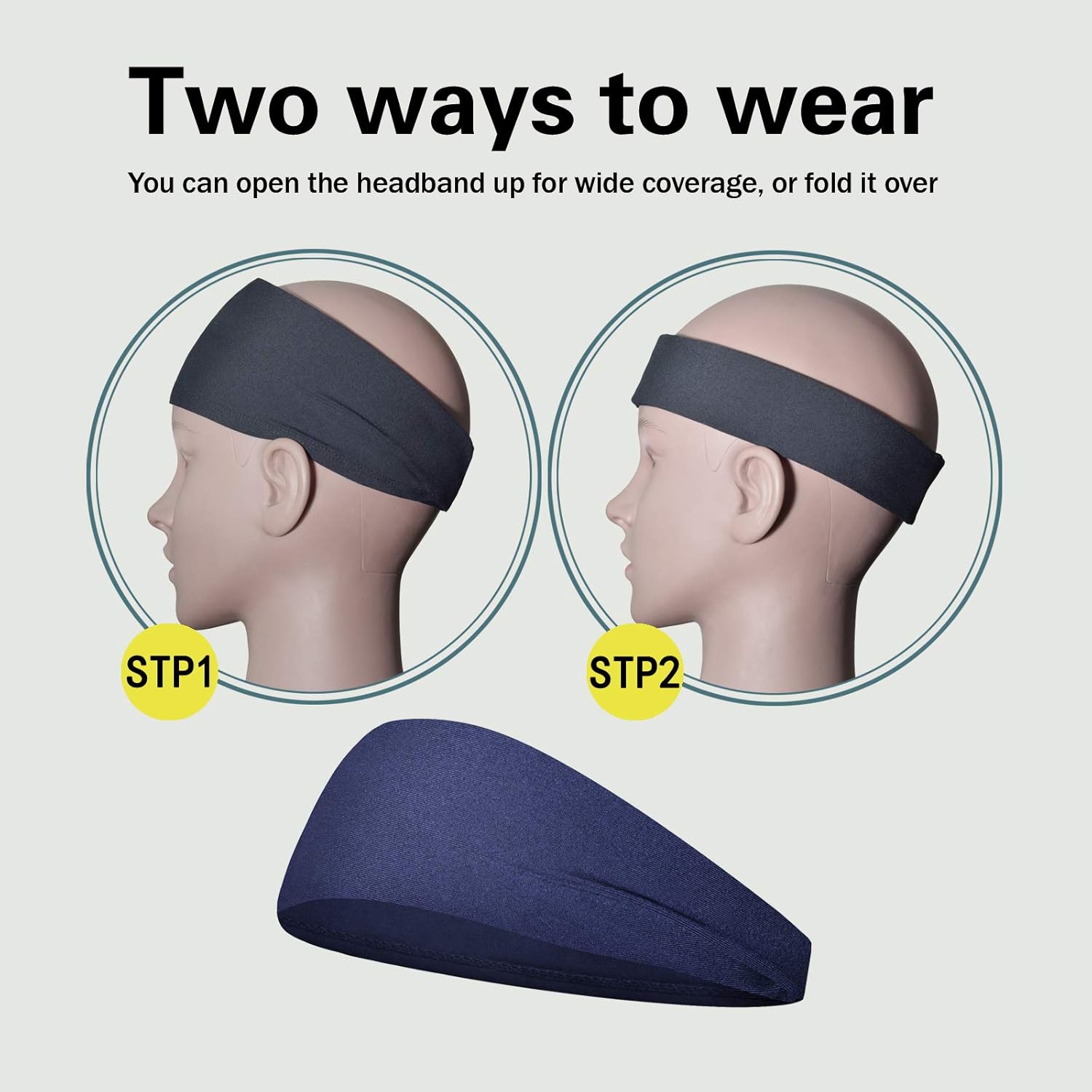 Sports Headbands for Men (5 Pack)