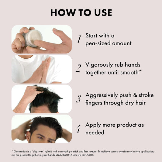 Hanz de Fuko Claymation Hair Styling Clay