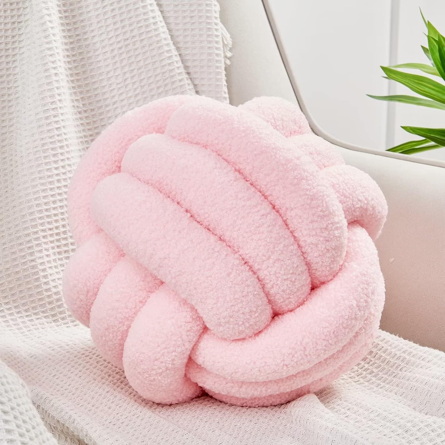 Uvvyui Knot Pillow Ball Soft Home Decorative
