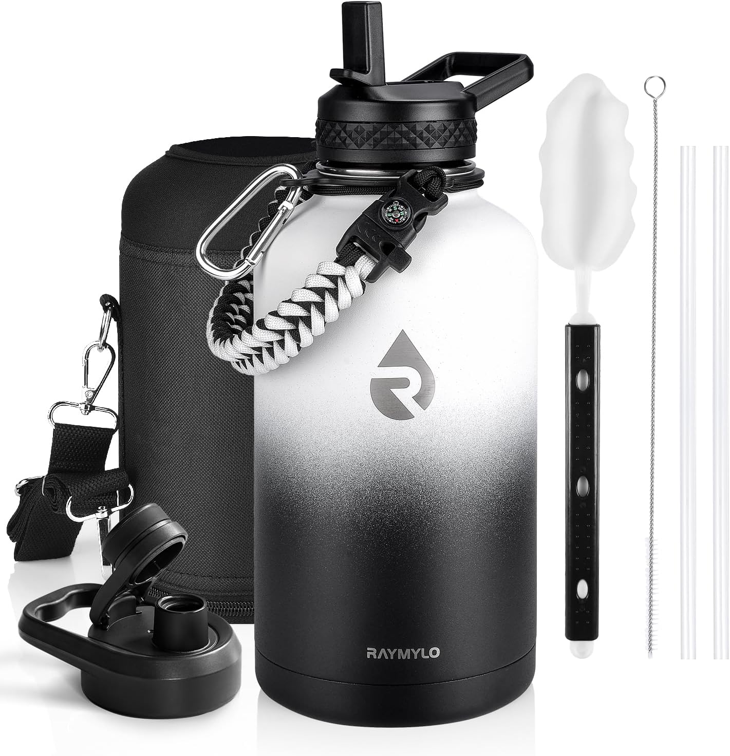 64oz Insulated Water Bottle Stainless Steel