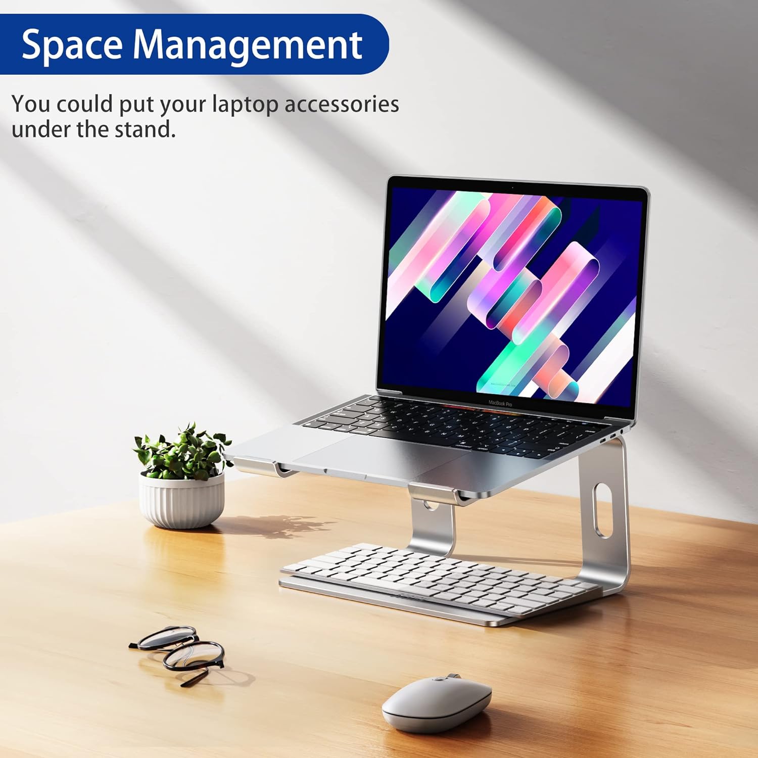 BESIGN LS03 Aluminum Laptop Stand Ergonomic for 10-15.6"
