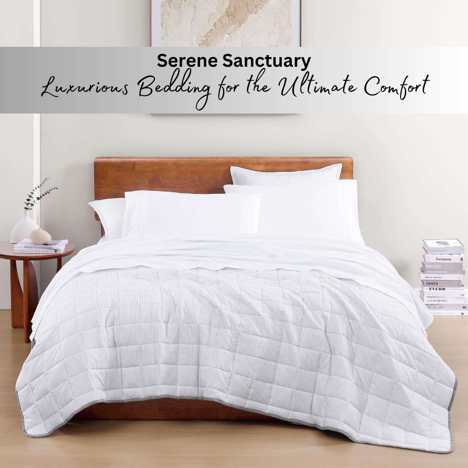 LANE LINEN Eco Friendly Cotton Queen Sheet Set