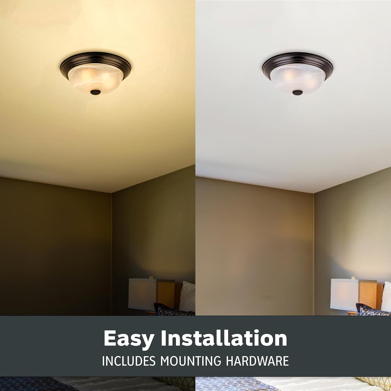 DESIGNERS FOUNTAIN Reedley 2-Lights Flush Mount