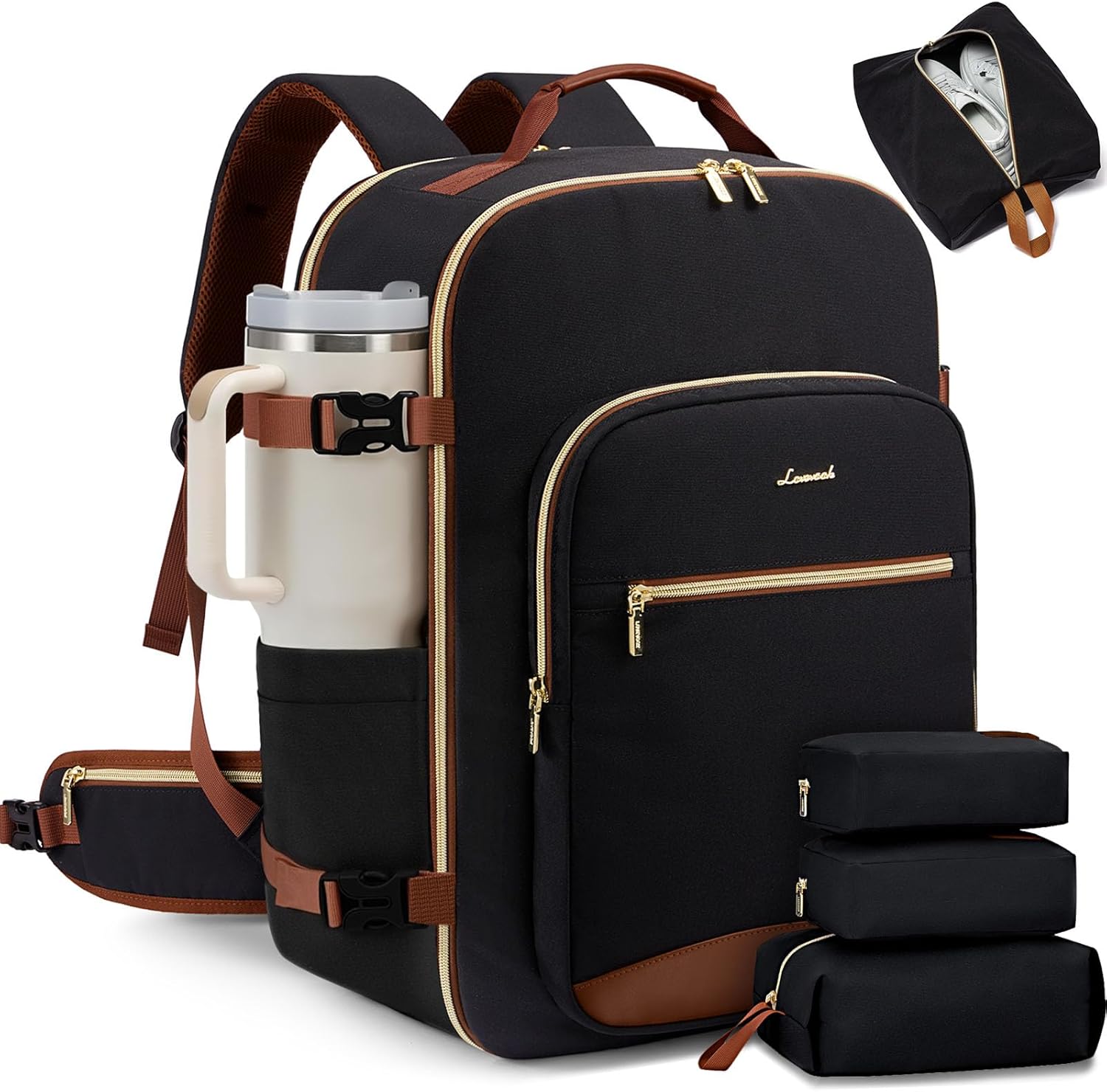 LOVEVOOK 40L Travel Backpack for Women & Men