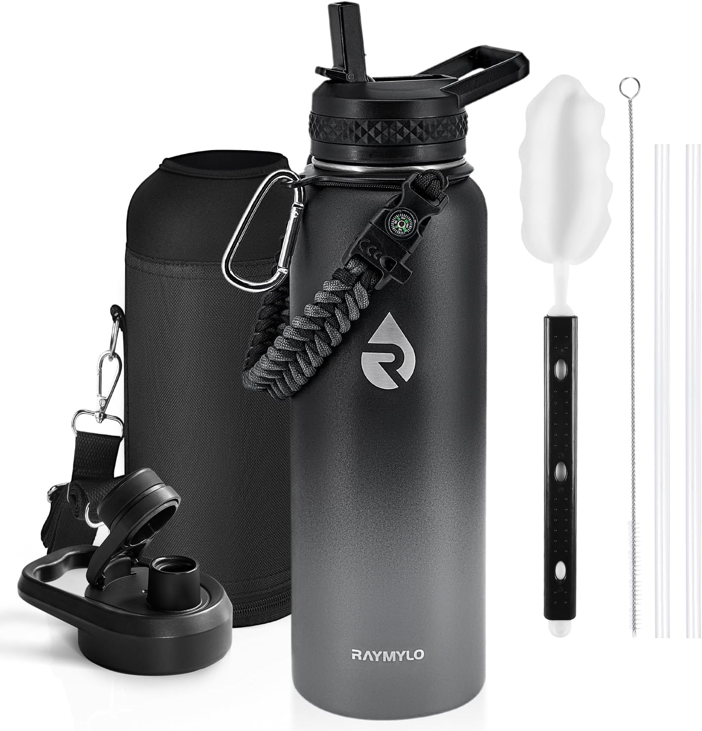 64oz Insulated Water Bottle Stainless Steel