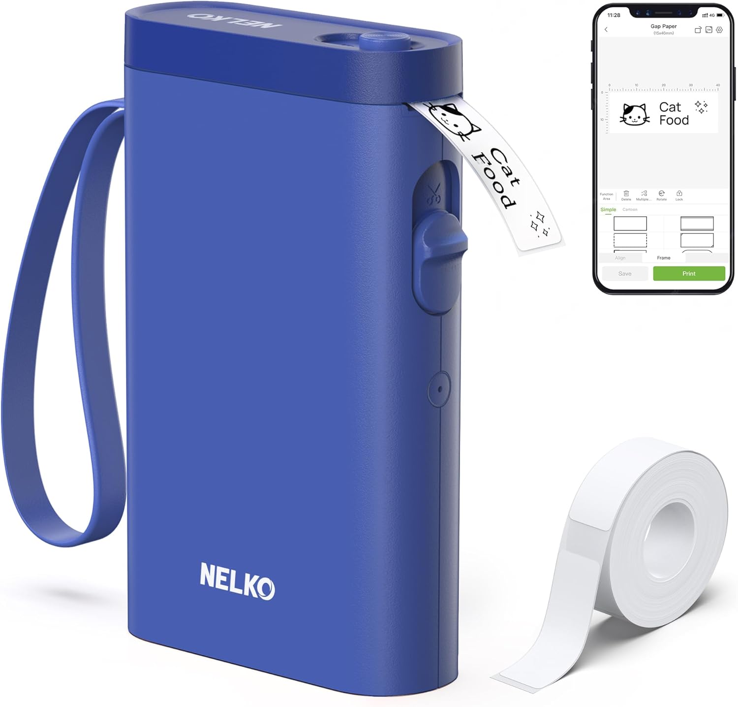 Label Maker – Wireless Mini Printer with Tape