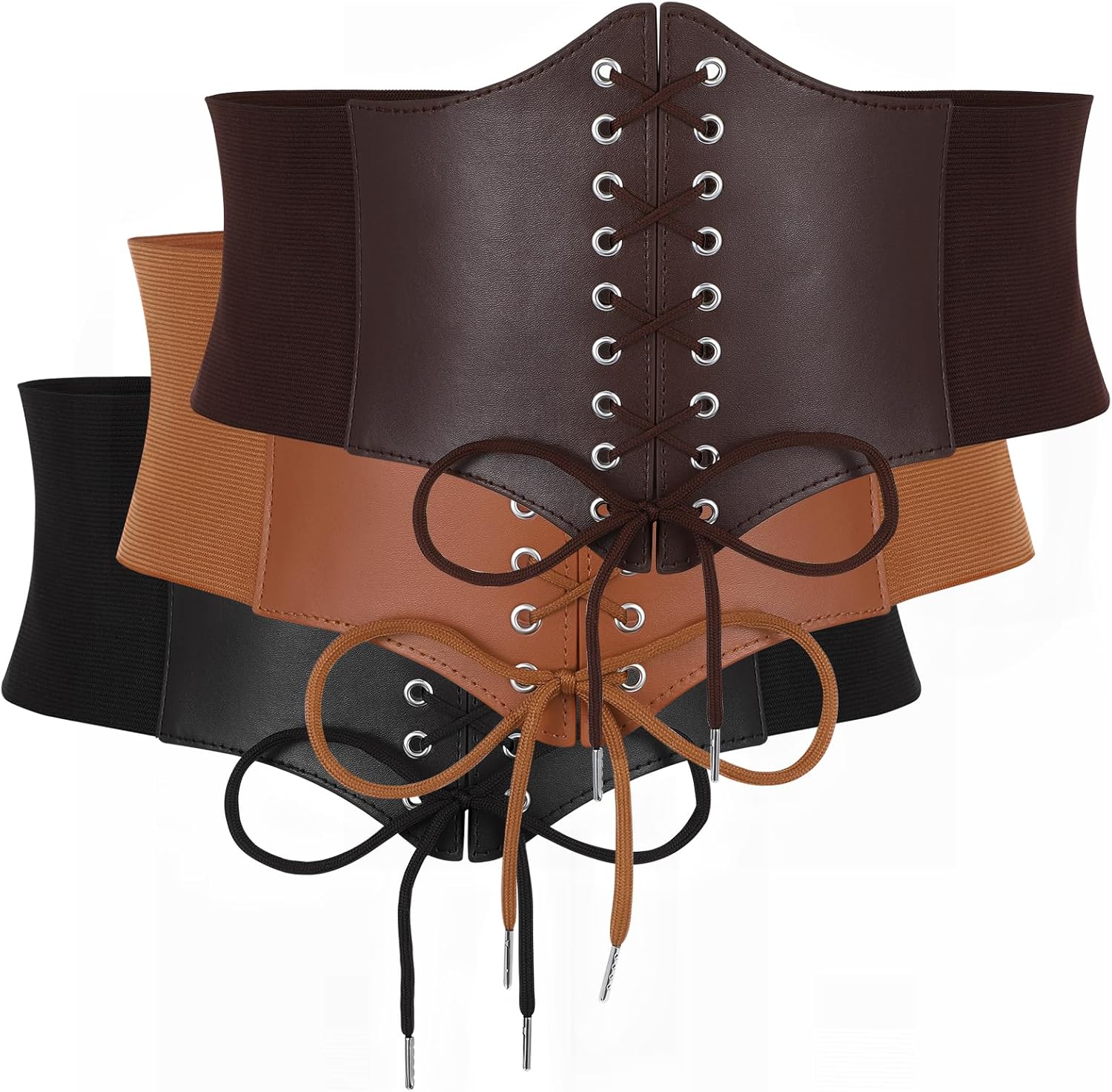 XZQTIVE Black Corset Waist Belt for Women