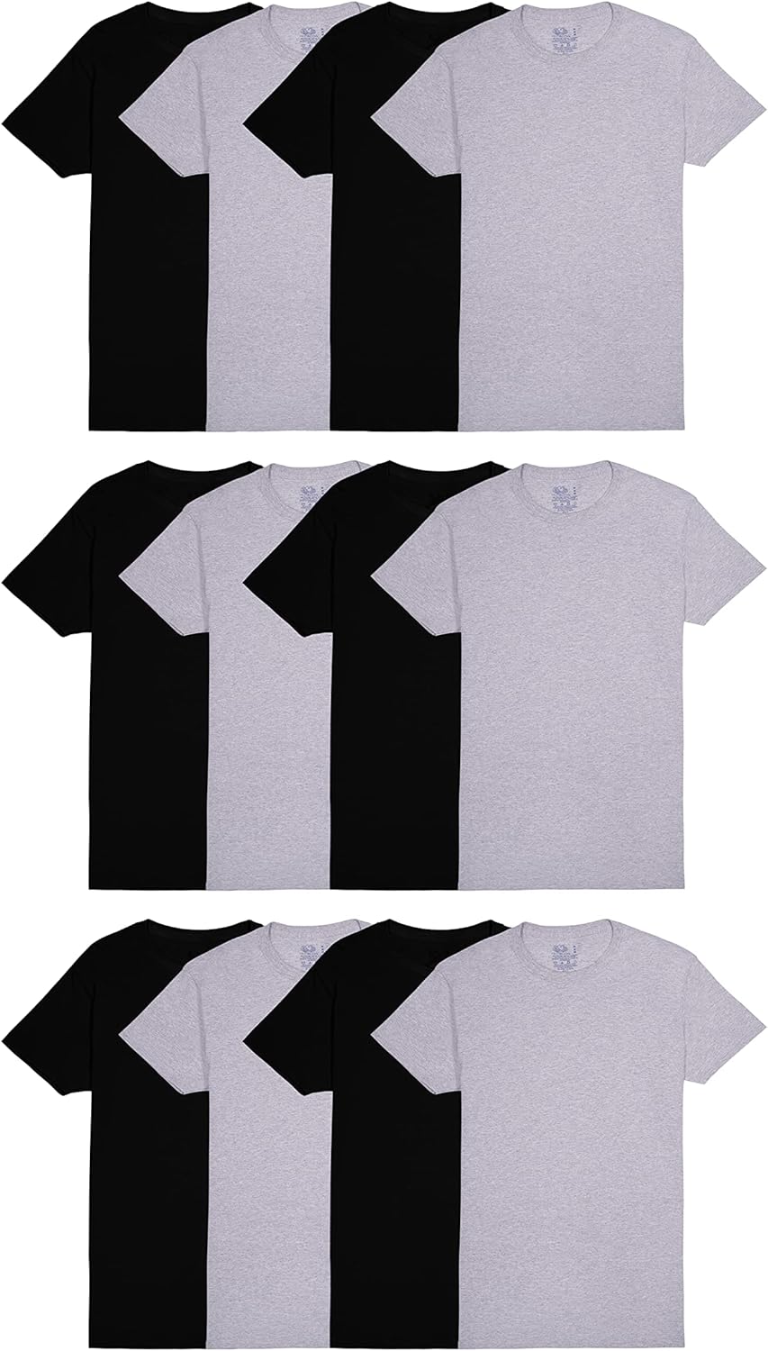Fruit of the Loom Men's Crew Tee Undershirts
