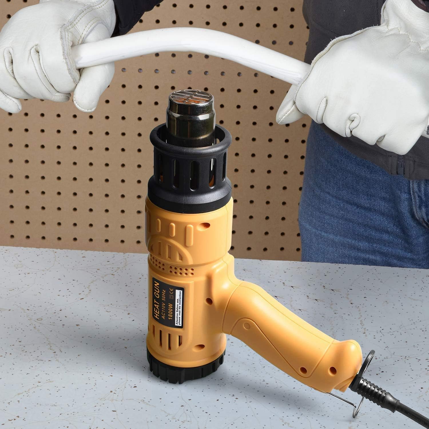 SEEKONE Heat Gun Fast Heating Heavy Duty Hot Air Gun Kit