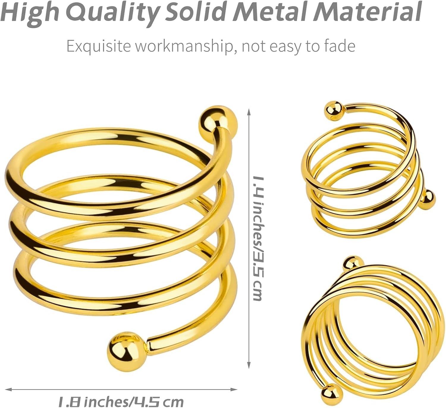 MCEAST Satin Cloth Napkins and Napkin Rings Set