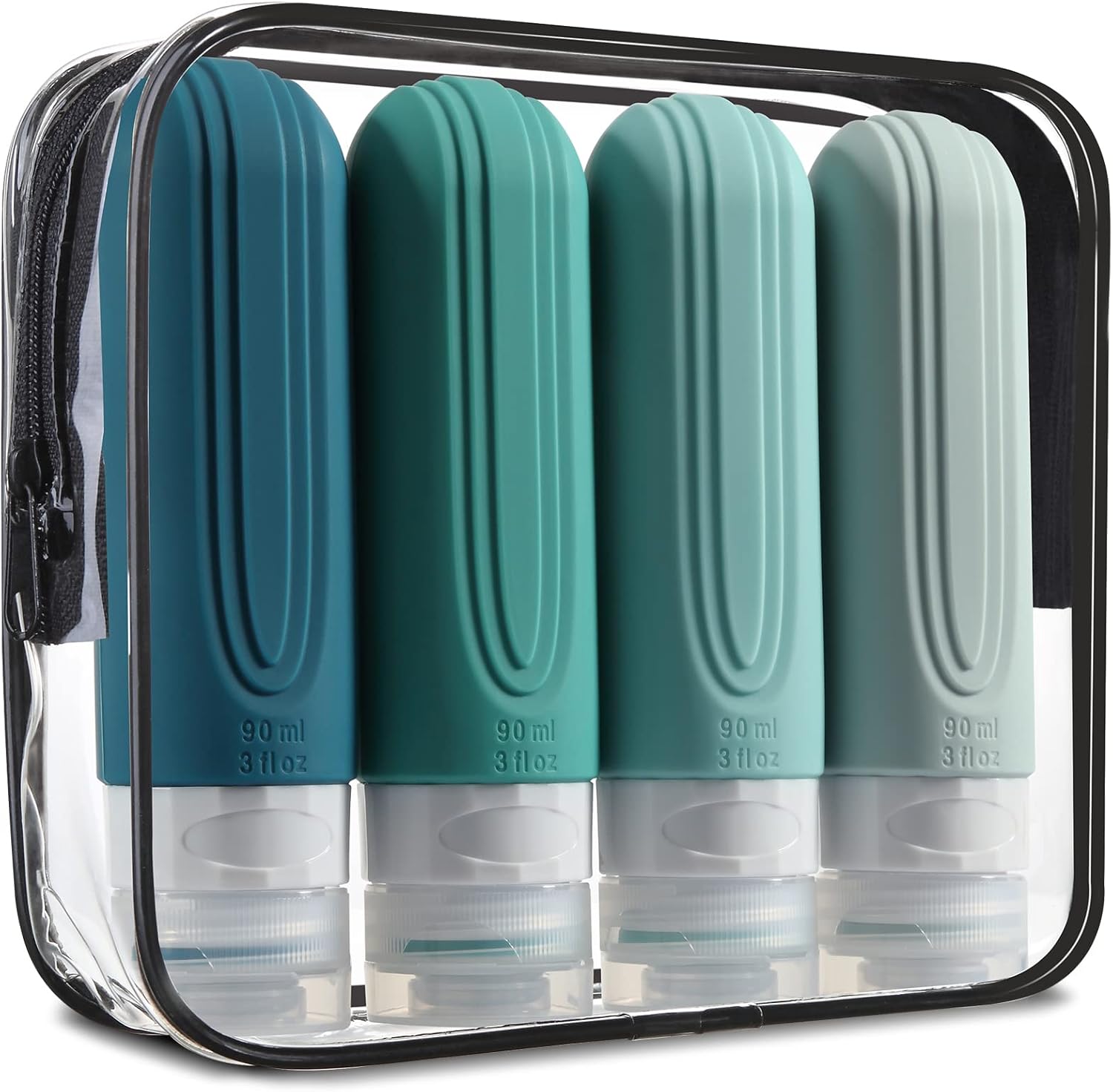TSA Approved 3oz Leak-Proof Travel Bottles