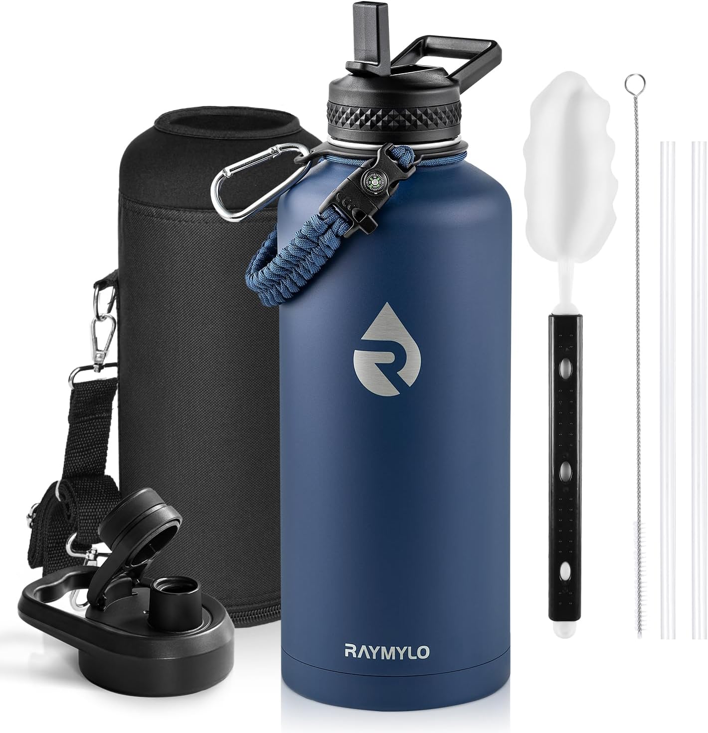 64oz Insulated Water Bottle Stainless Steel