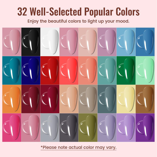 JODSONE Gel Nail Polish Kit with UV Light