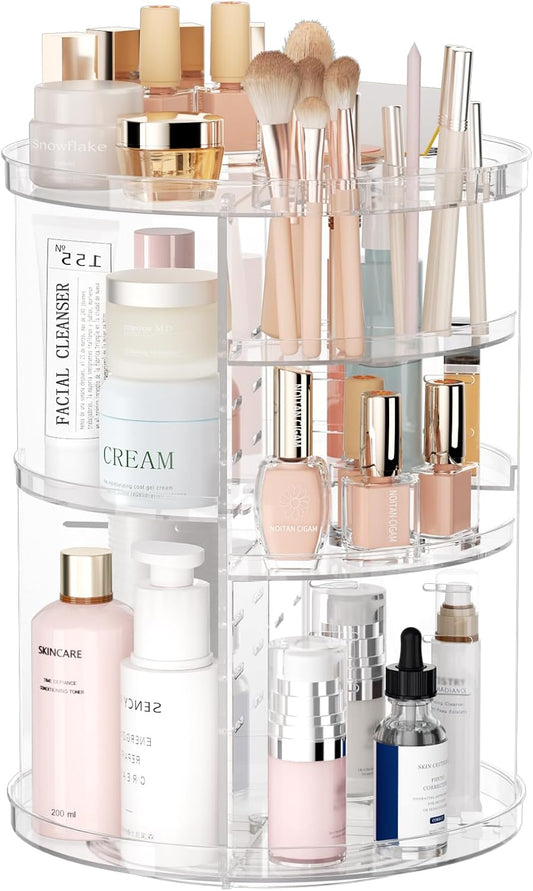 Rotating 8-Layer Makeup Organizer – Skincare