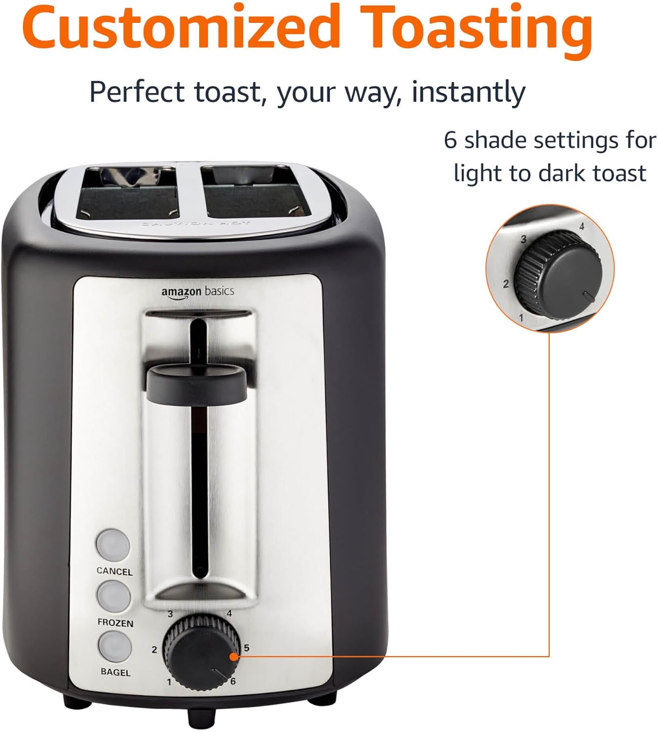 Amazon Basics 2-Slice Toaster