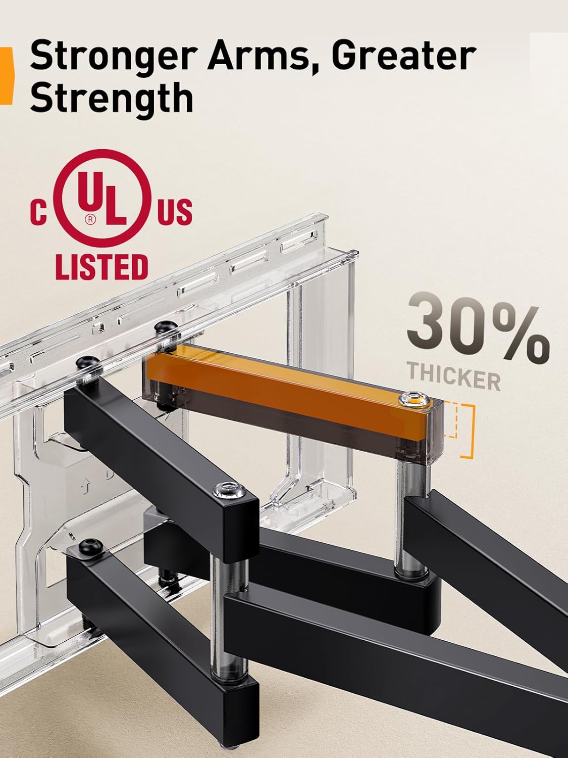Perlegear Full Motion TV Wall Mount