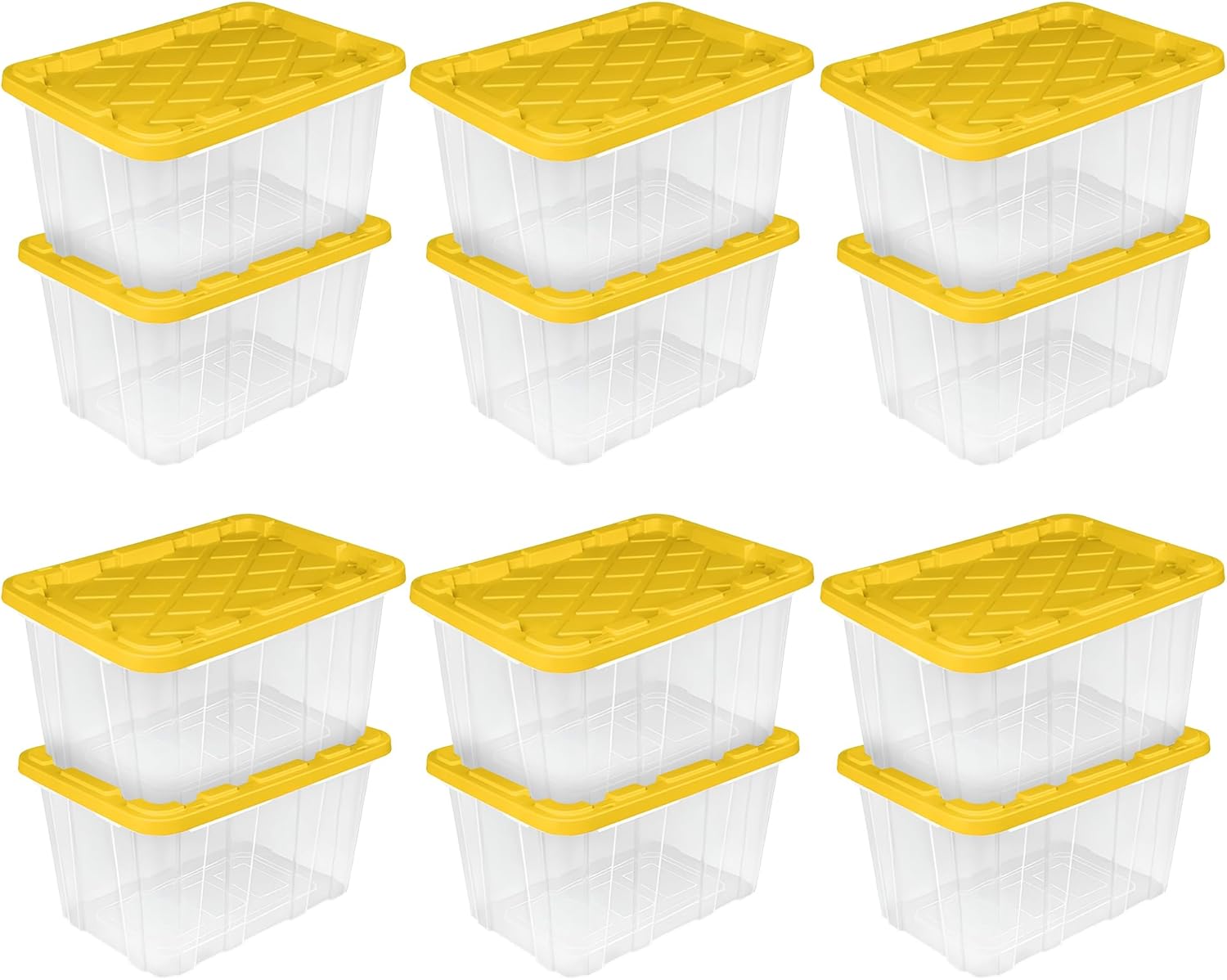 Sterilite Heavy-Duty Plastic Storage Bins