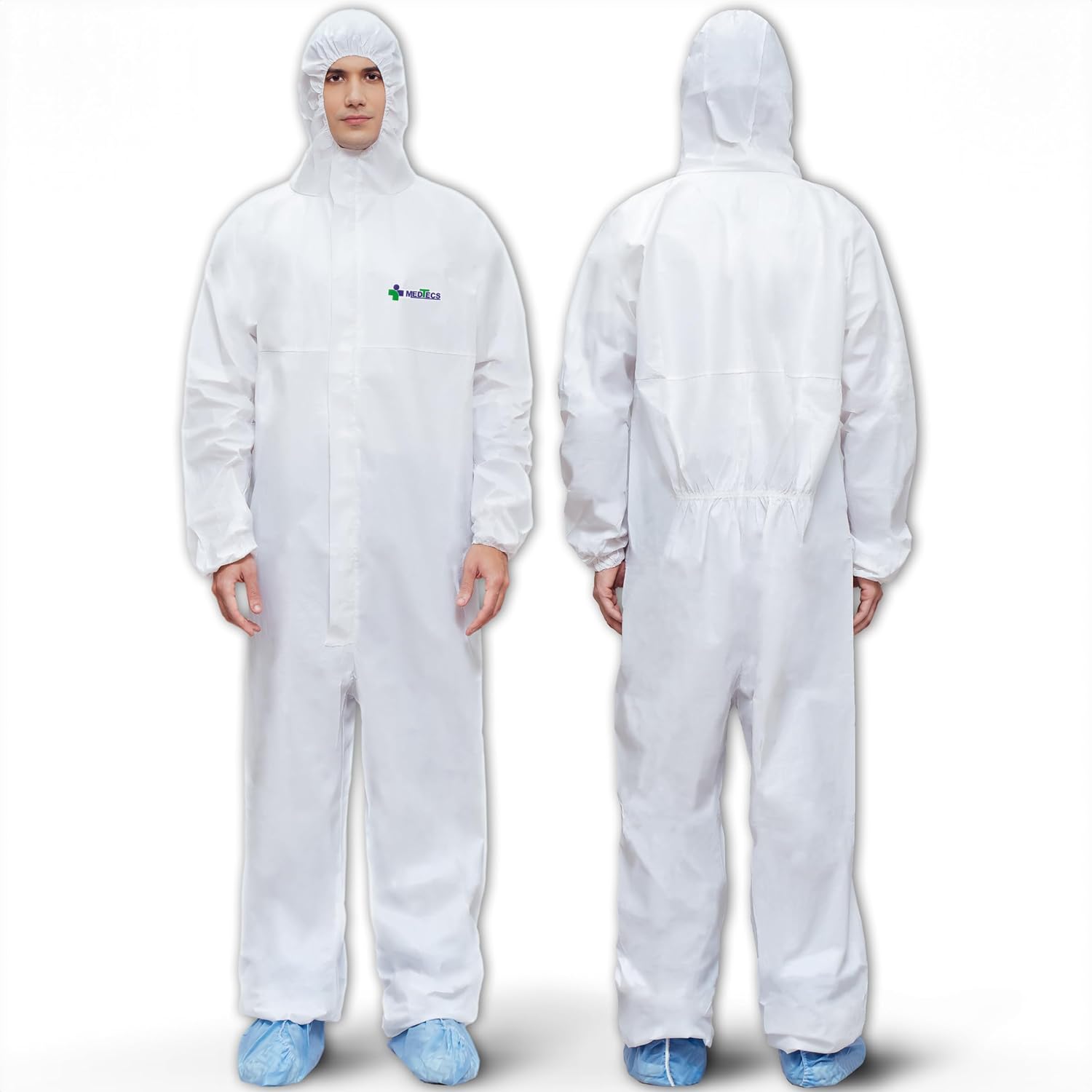 Medtecs Hazmat Suits Disposable Coveralls Suit