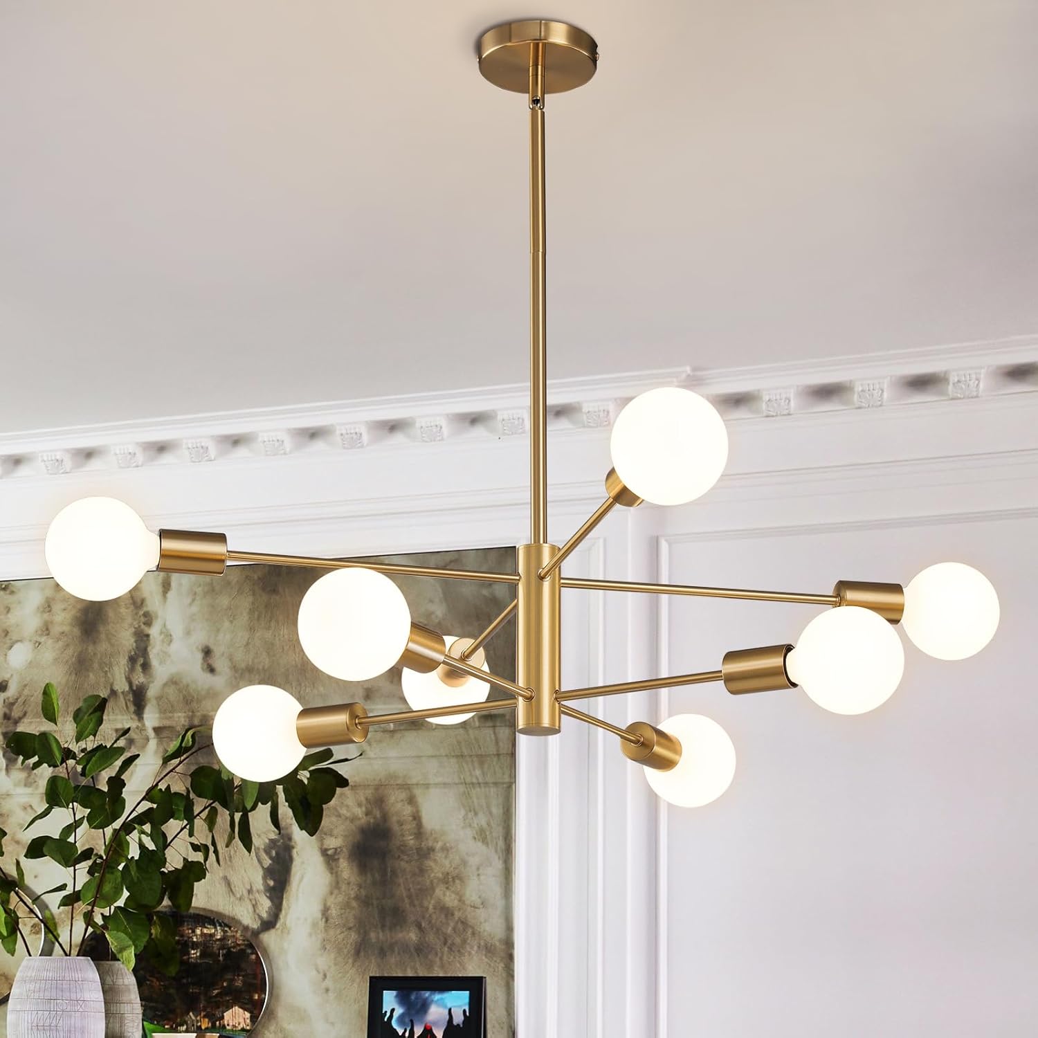 Modern Chandelier Ceiling Light Fixture Sputnik