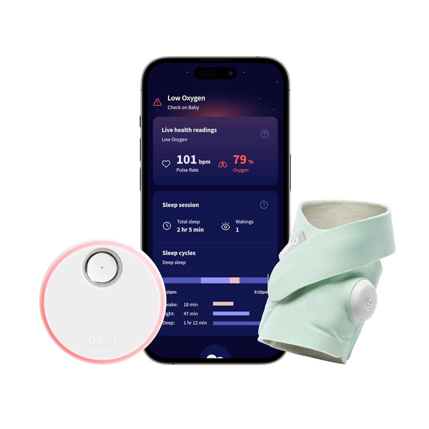 Owlet Dream Sock FDA Cleared Smart Baby Monitor