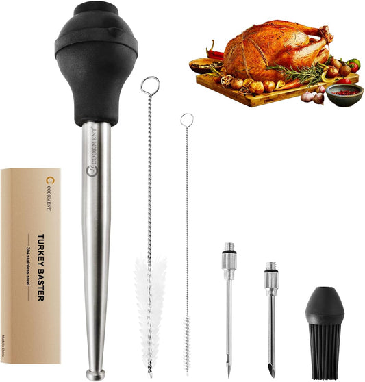 JY COOKMENT Marinade Injector with Brushes
