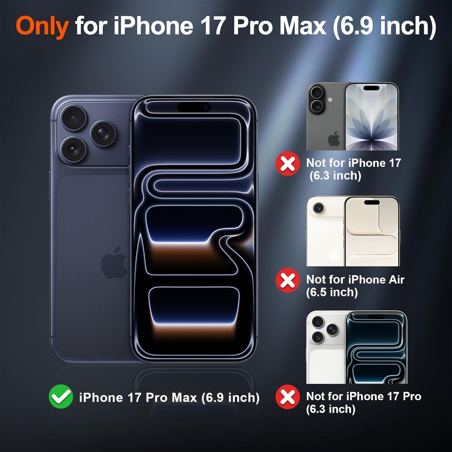 SUPFINE Magnetic for iPhone 17 Pro Max Case