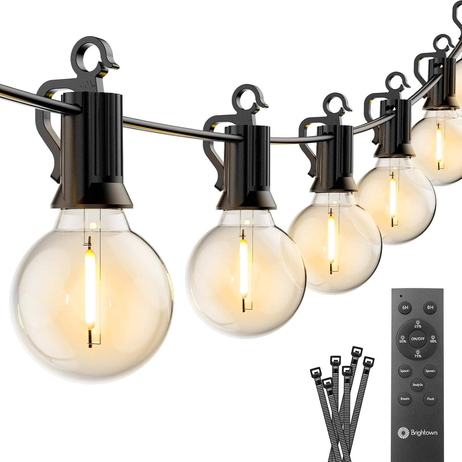 Brightown 50FT Outdoor String Lights