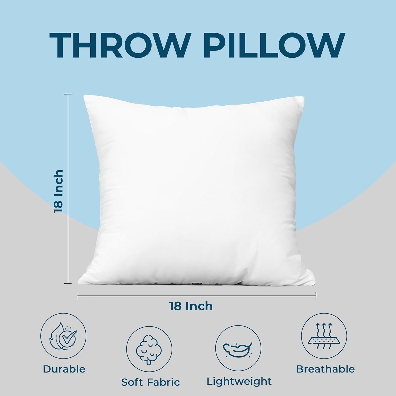 Utopia Throw Pillows Set of 4