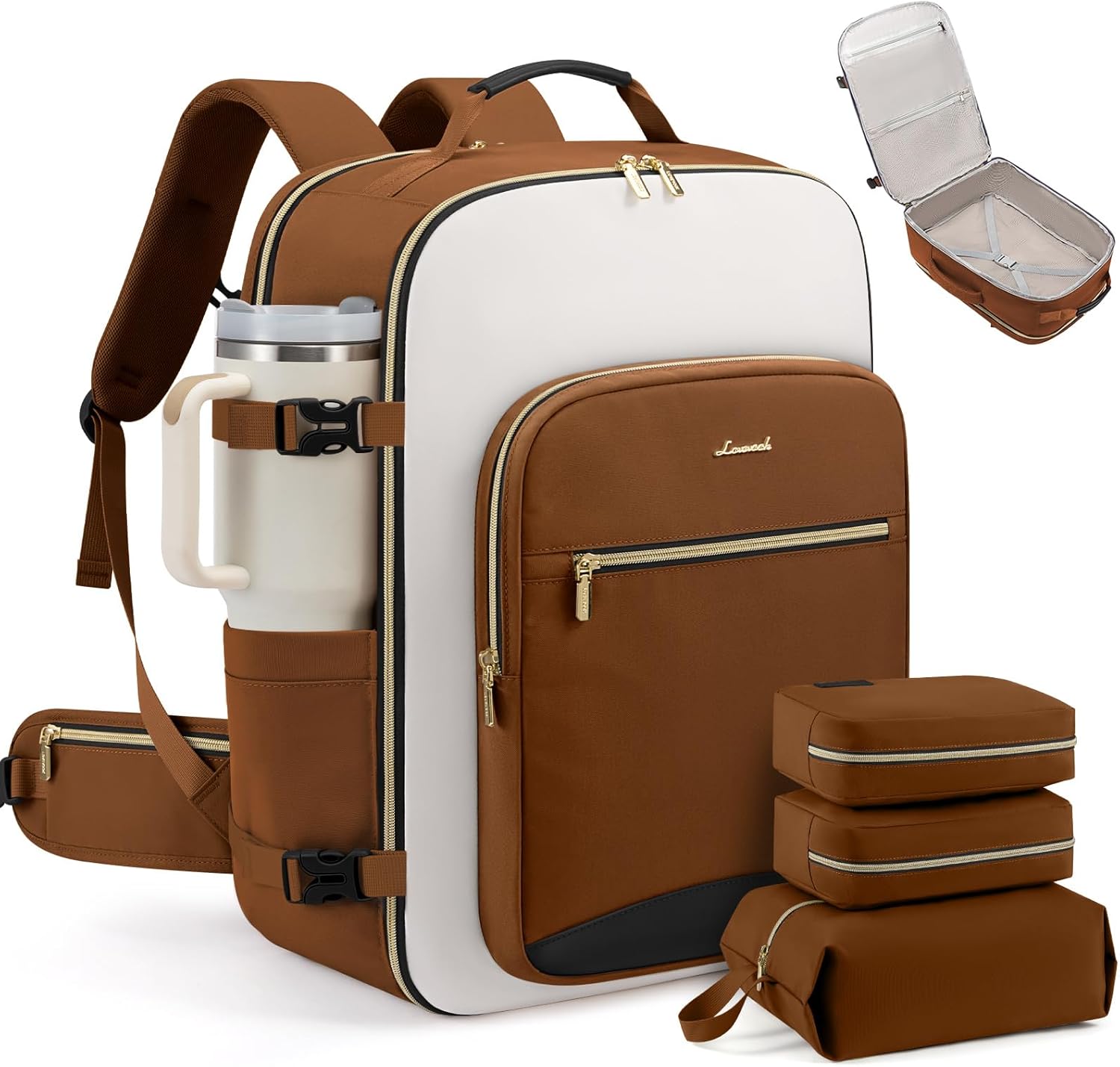 LOVEVOOK 40L Travel Backpack for Women & Men