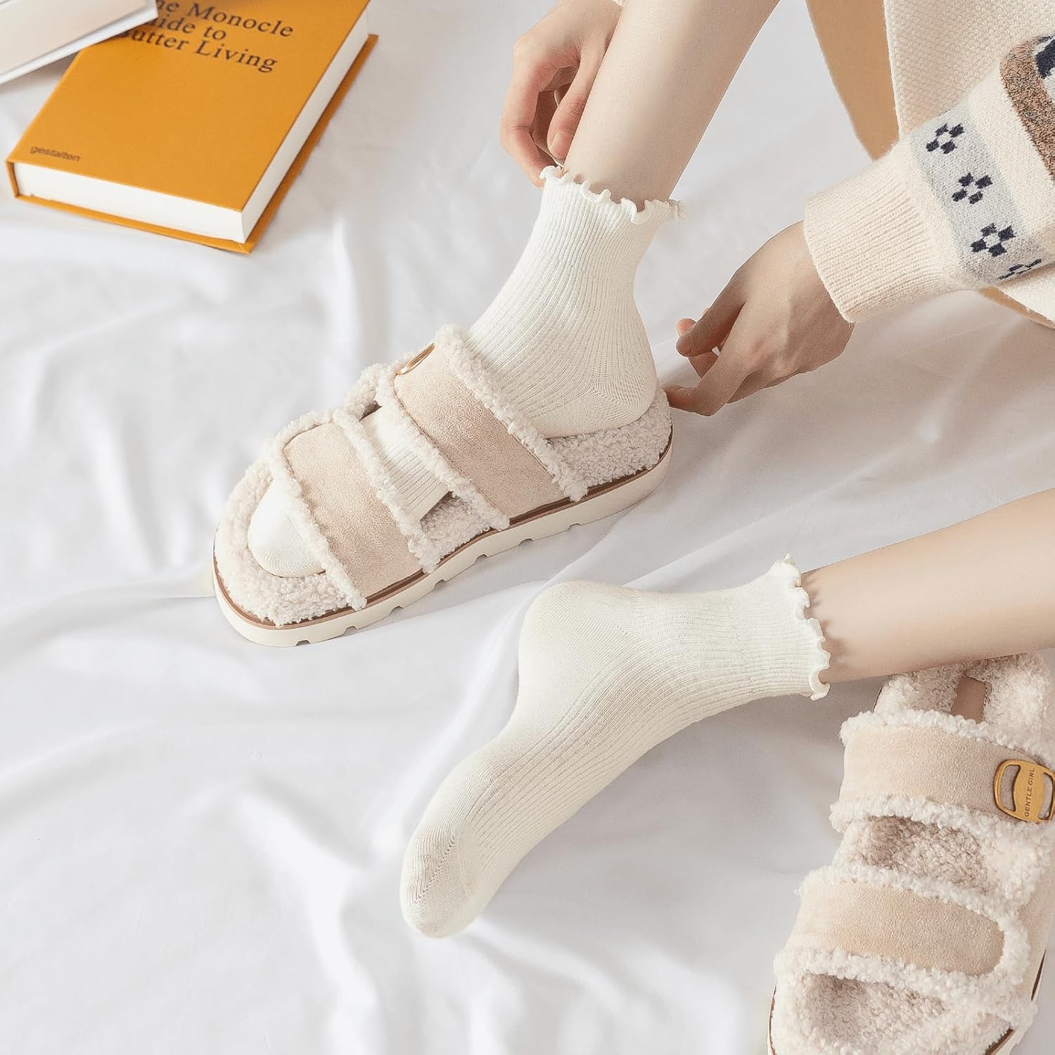 Hstyle Women’s Ruffle Ankle Socks