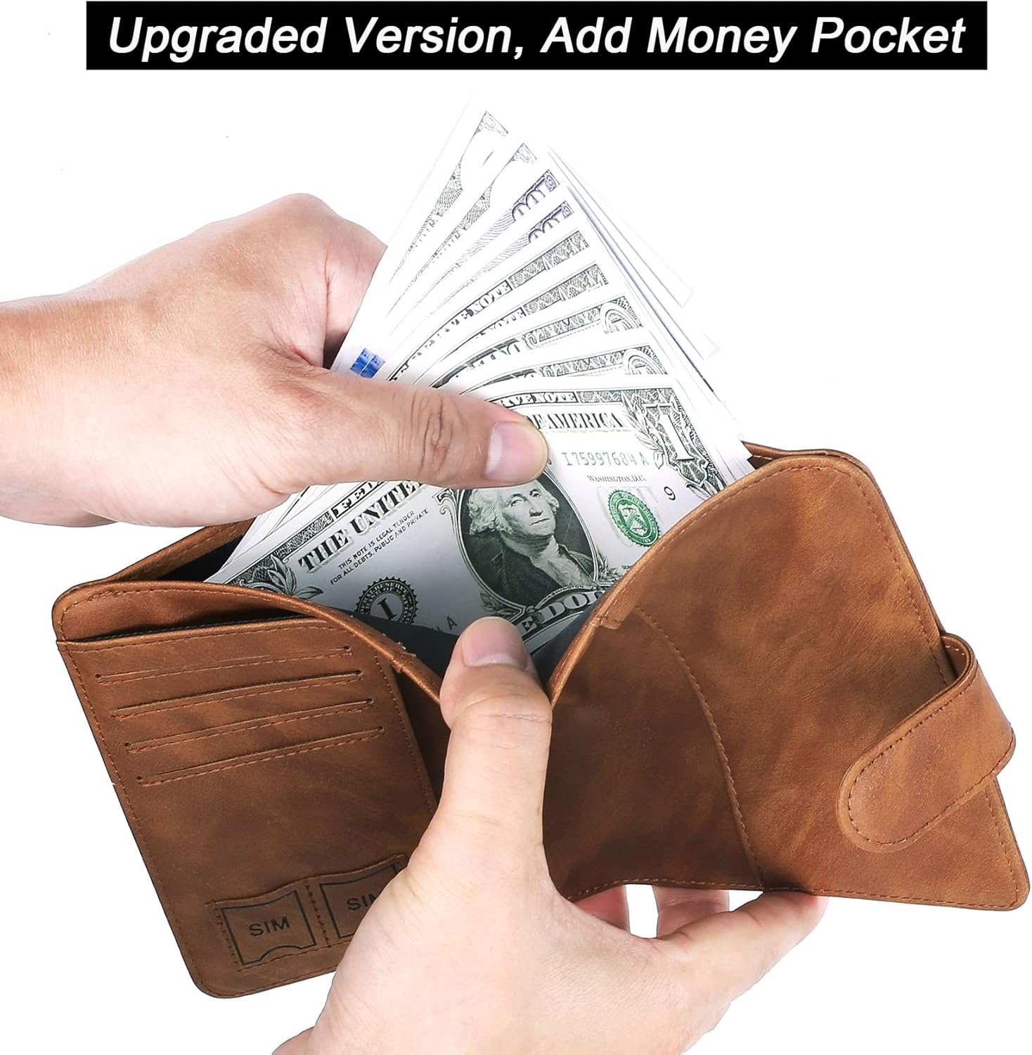 Airtag Passport Holder Cover Wallet Travel Essentials Leather