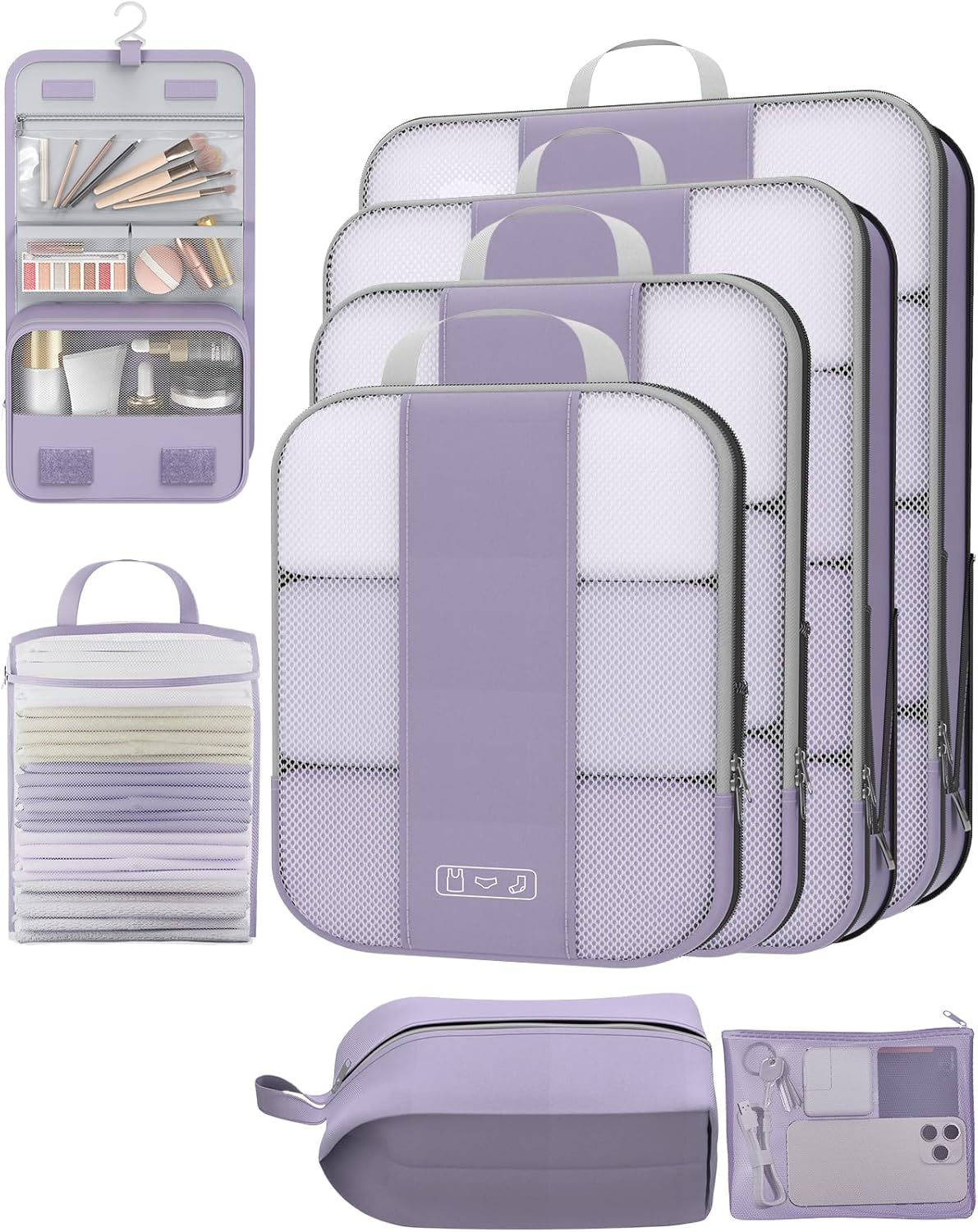 OlarHike 10 Compression Packing Cubes