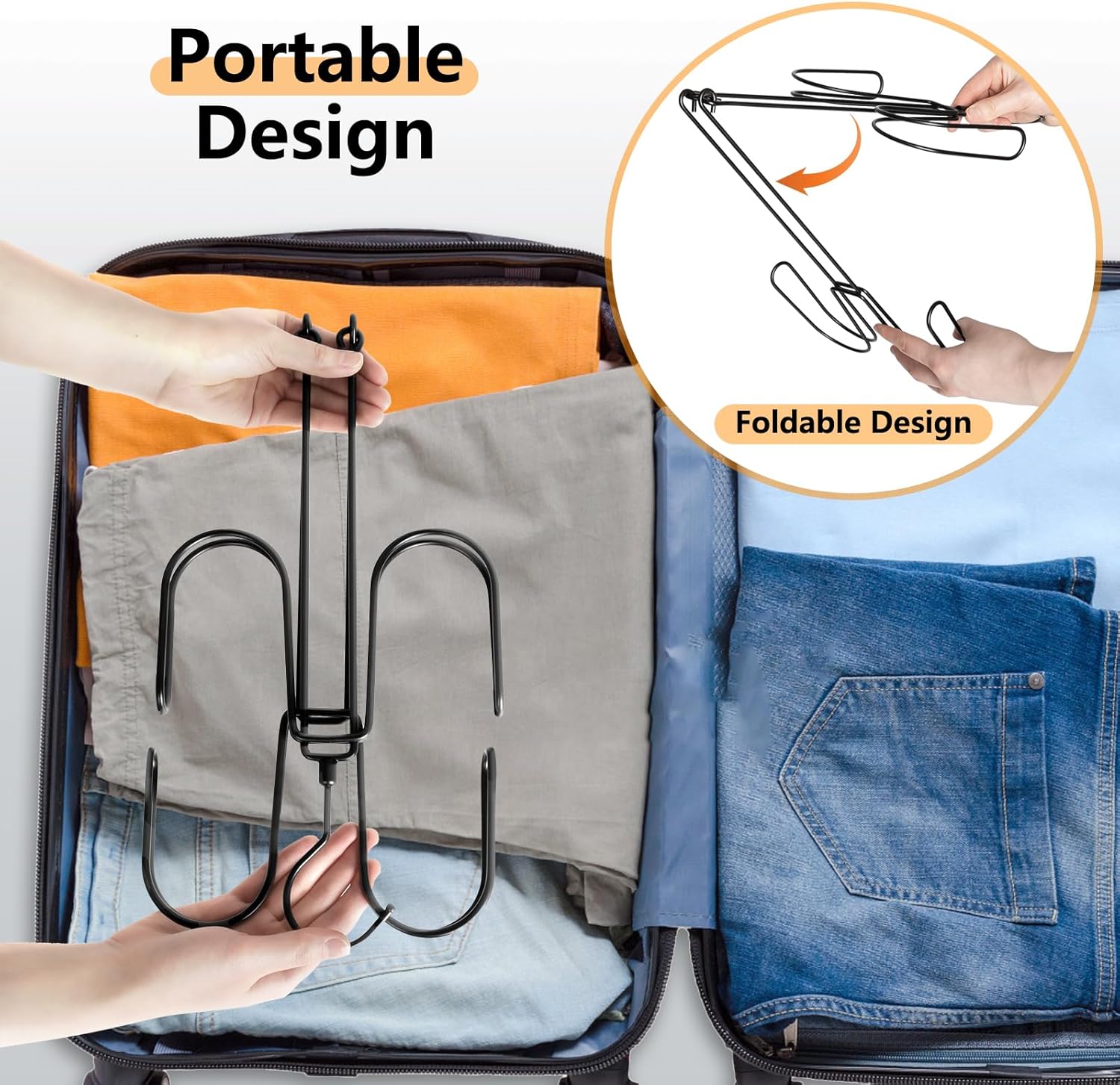 Hat Hangers for Closet Stainless Steel Hat Organizer