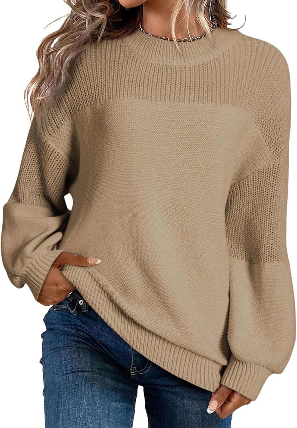 Dokotoo Women's Casual Long Sleeve Sweaters