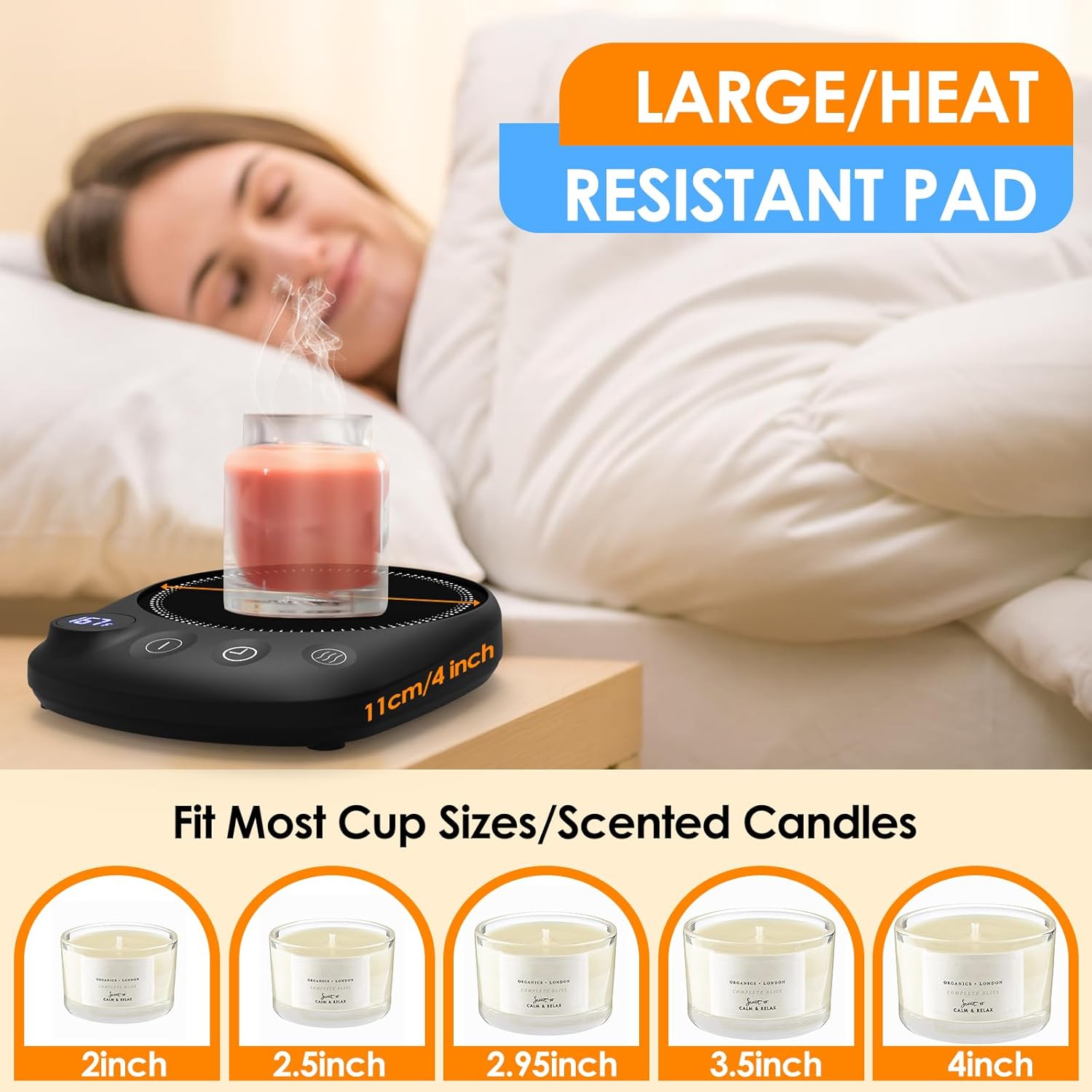 Coffee Mug Warmer with Auto Shut Off