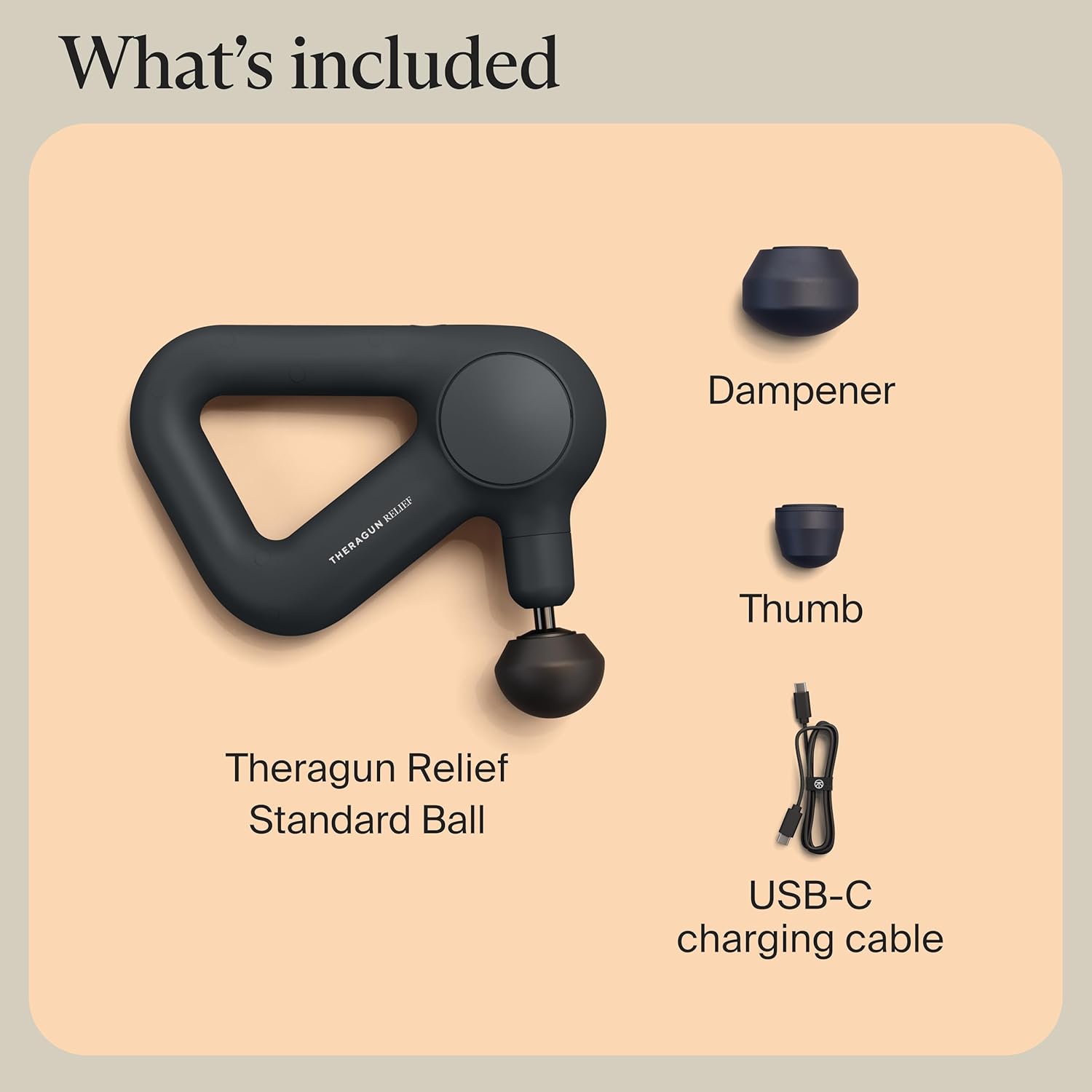 TheraGun Therabody Relief Quiet Deep Tissue Therapy Massage Gun