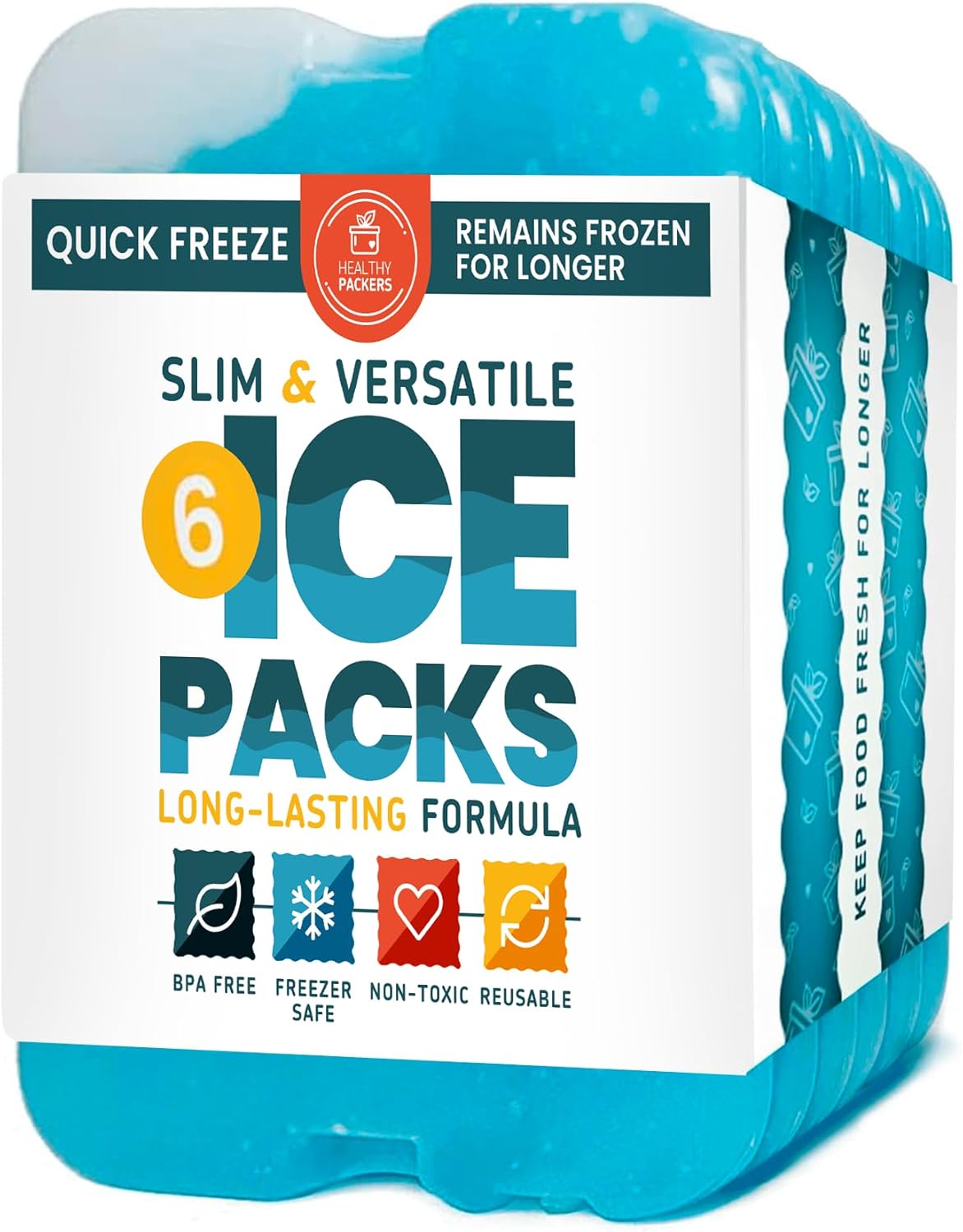 Healthy Packers Ice Packs – Reusable Cooler