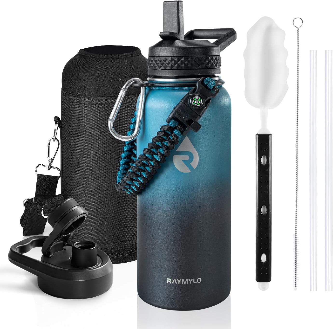 64oz Insulated Water Bottle Stainless Steel