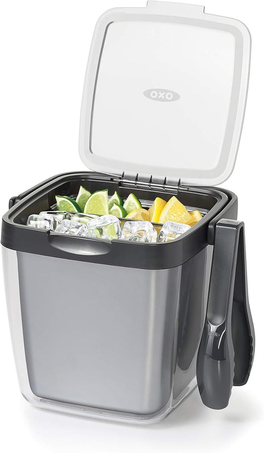 OXO Good Grips Double Wall Ice Bucket with Garnish Tray