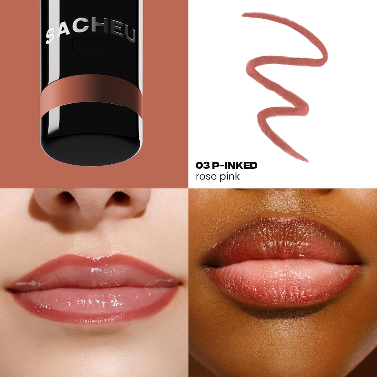Sacheu Lip Liner STAY-N Peel Off Lip Stain